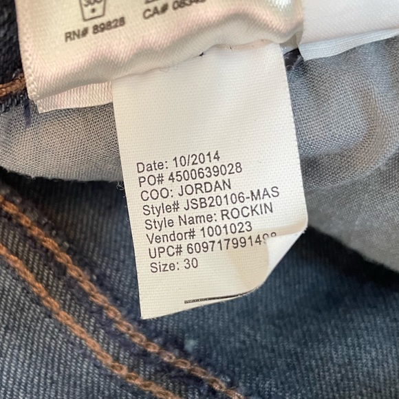 Jessica Simpson Rockin’ Curvy Bootcut Jeans Sz 30 - Picture 9 of 11